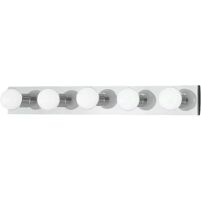 Center Stage 5 Light 30 inch Chrome Bath Vanity Wall Sconce Wall Light