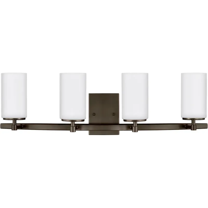 Alturas 4 Light 30.5 inch Brushed Oil Rubbed Bronze Wall Bath Fixture Wall Light