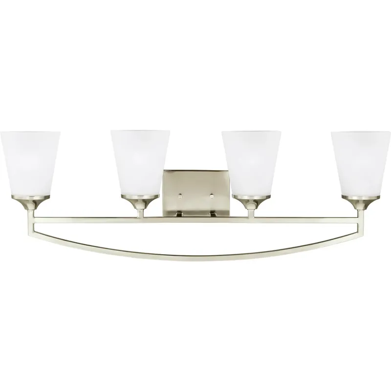 Hanford 4 Light 33.5 inch Bronze Wall Bath Fixture Wall Light