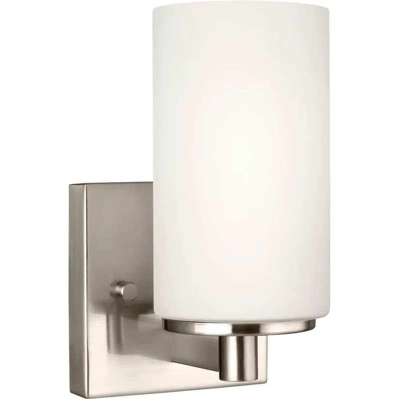 Hettinger 1 Light 4.5 inch Brushed Nickel Wall Bath Fixture Wall Light