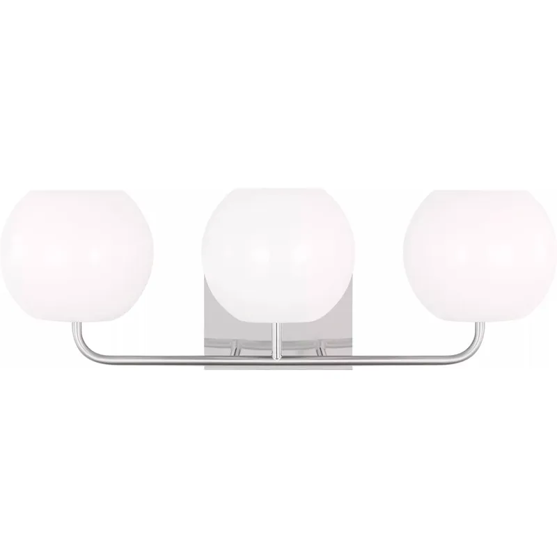 Rory 3 Light 25 inch Chrome Wall Bath Fixture Wall Light