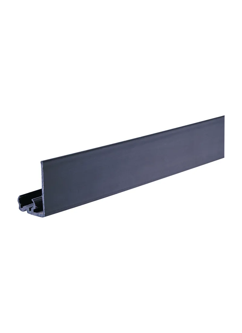 Lx Track 48 inch Black Under Cabinet Fascia Panel Track, 4ft