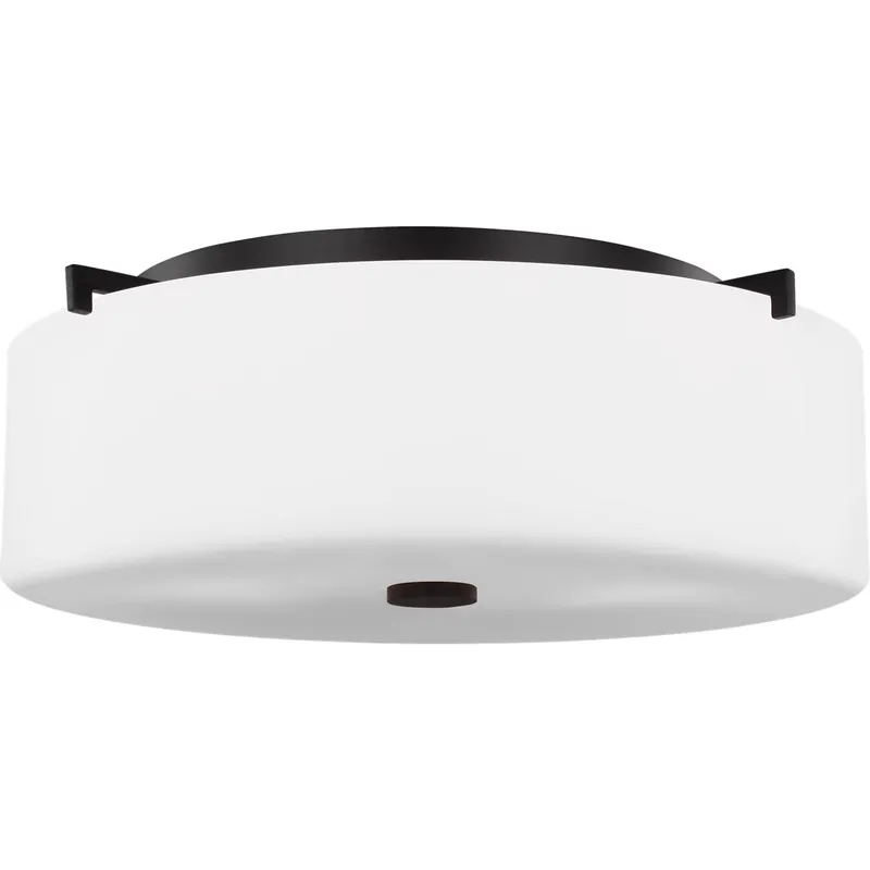 Sunset Drive 3 Light 16 inch Oil Rubbed Bronze Flush Mount Ceiling Light, Large