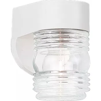 Outdoor Wall 1 Light 6 inch White Outdoor Wall Lantern