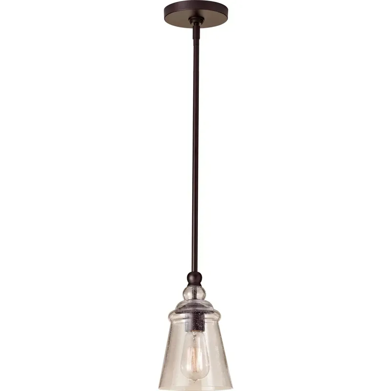 Urban Renewal 1 Light 5.75 inch Oil Rubbed Bronze Bell Pendant Ceiling Light