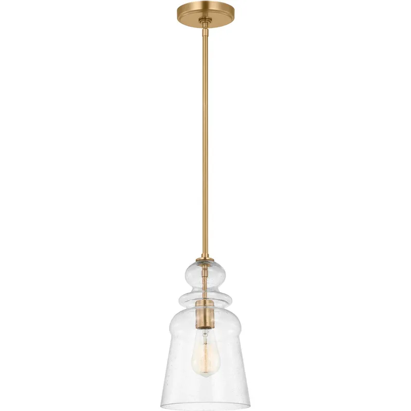 Sean Lavin Kea 1 Light 7.13 inch Satin Brass Pendant Ceiling Light