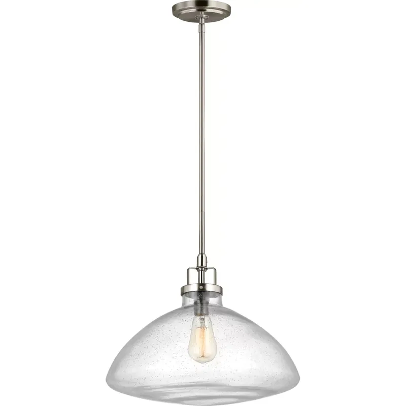 Belton 1 Light 16 inch Brushed Nickel Pendant Ceiling Light, Large