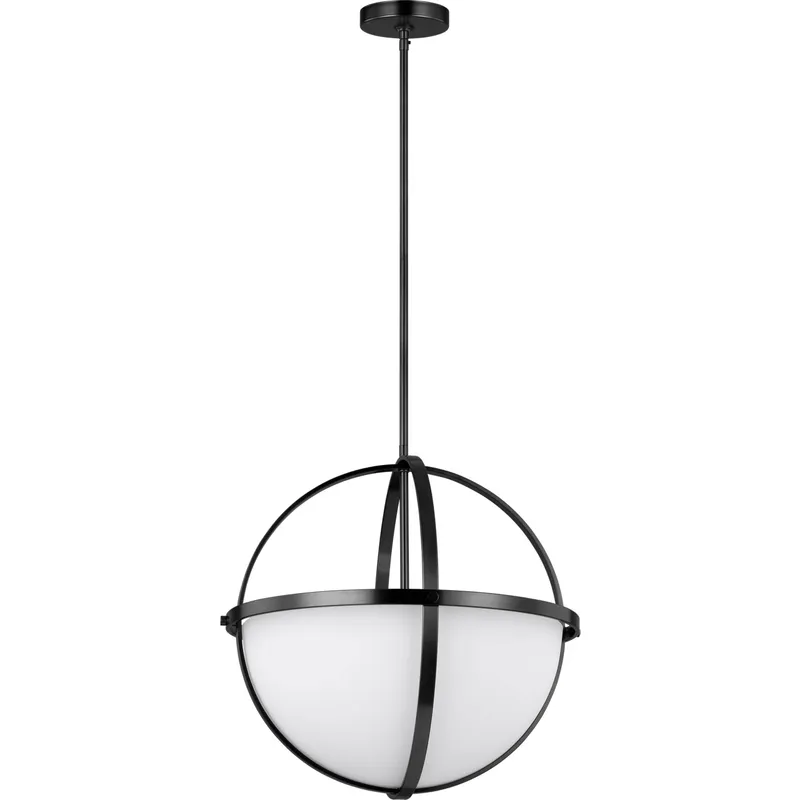 Alturas 3 Light 19 inch Midnight Black Pendant Ceiling Light