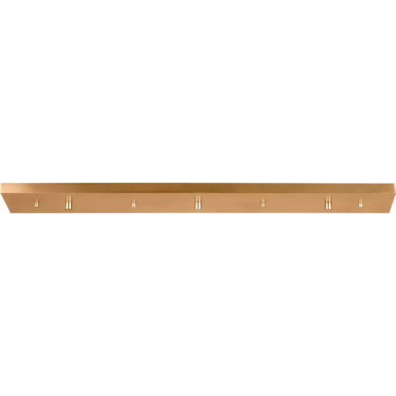 Multi-Port Canopy 6 inch Satin Brass Pendant Ceiling Light