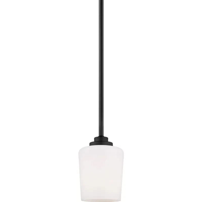Windom 1 Light 4.25 inch Midnight Black Pendant Ceiling Light