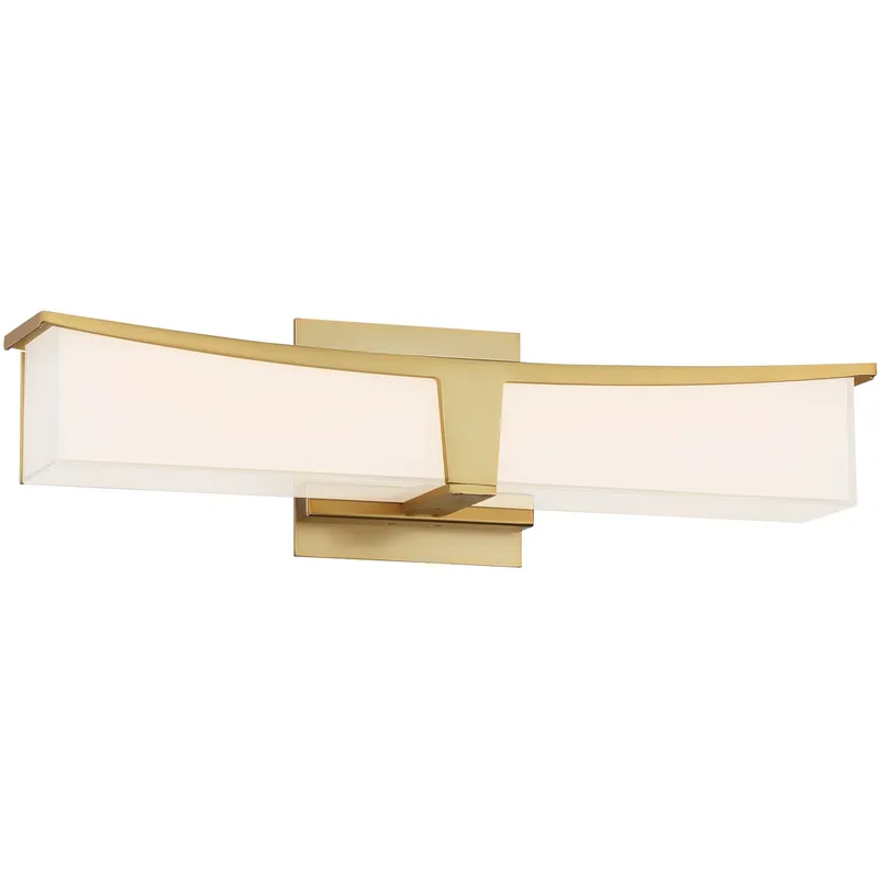 Plane LED 18 inch Honey Gold Bath Light Wall Light