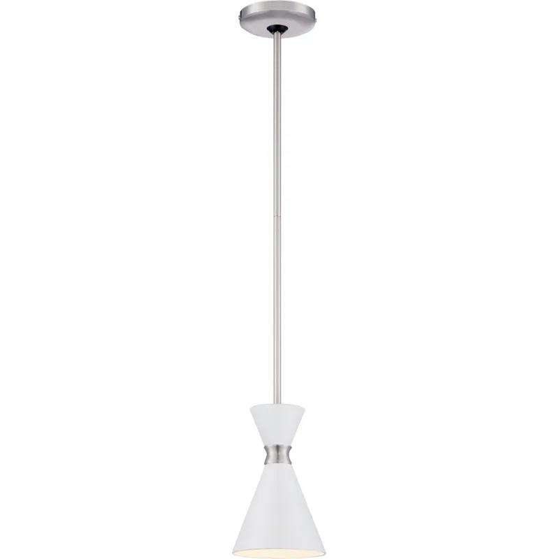 Hail LED 4.25 inch Polished Nickel Mini Pendant Ceiling Light