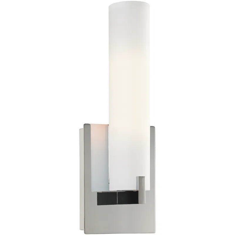 Tube 2 Light 4.75 inch Chrome ADA Wall Sconce Wall Light in Incandescent