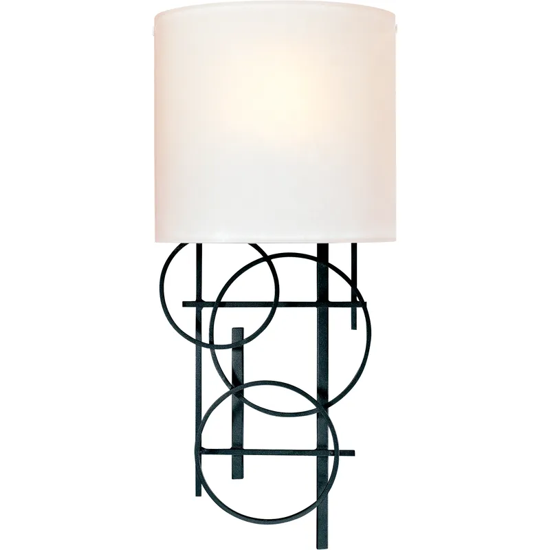 John 1 Light 8.25 inch Coal Wall Sconce Wall Light