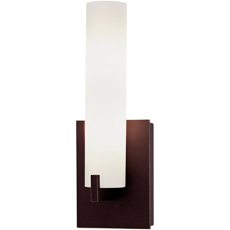 Tube 2 Light 4.75 inch Dark Restoration Bronze ADA Wall Sconce Wall Light in Incandescent