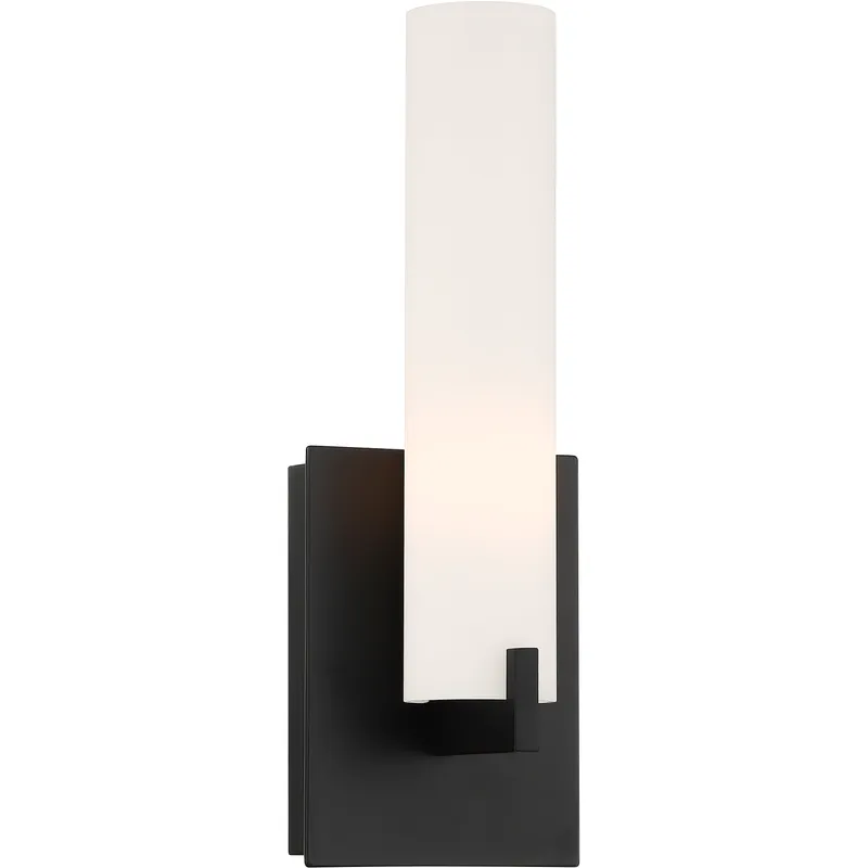 Tube Wall Sconce Wall Light in Incandescent, Coal