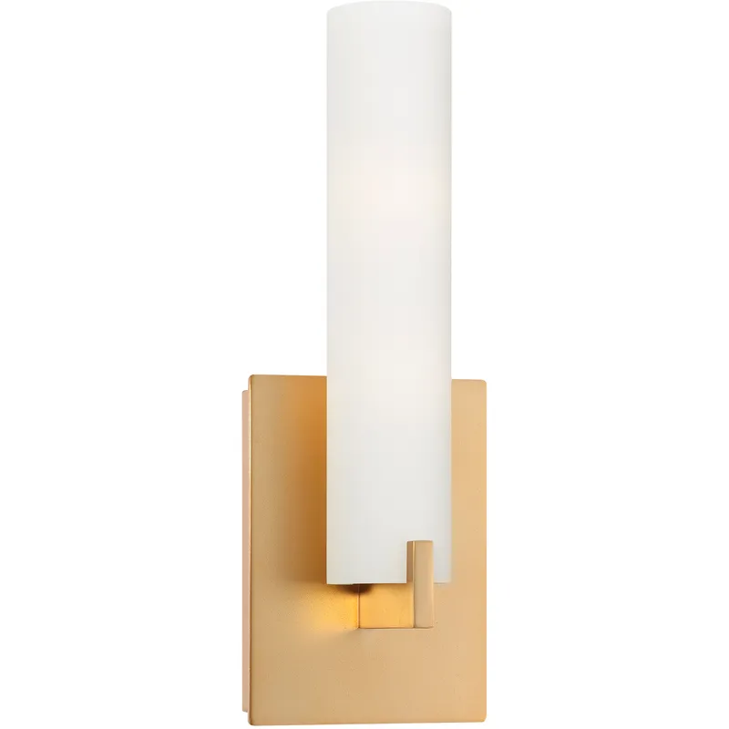 Tube LED 4.75 inch Honey Gold ADA Wall Sconce Wall Light