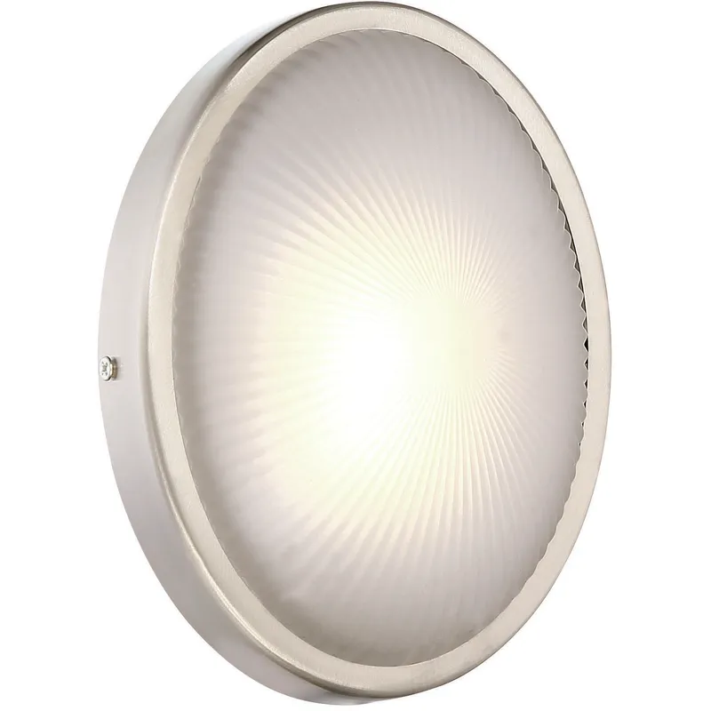 Radiun LED 5.75 inch Brushed Aluminum ADA Wall Sconce Wall Light, Outdoor