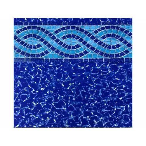 GLI POOL PRODUCTS 05-0024RD-WIL-UB-54 Willow Creek 24 ft Round 54 in Unibead Pool Liner