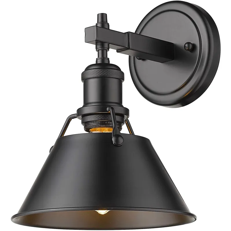 Yep Orwell Vanity Wall Light in Matte Black
