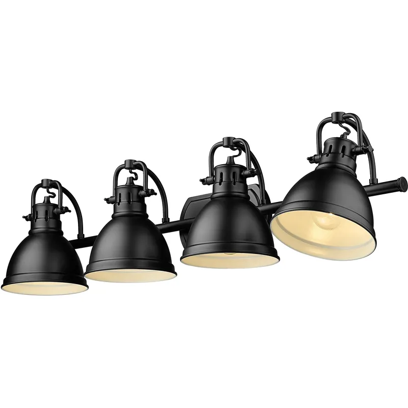 Yep Duncan Vanity Wall Light in Matte Black