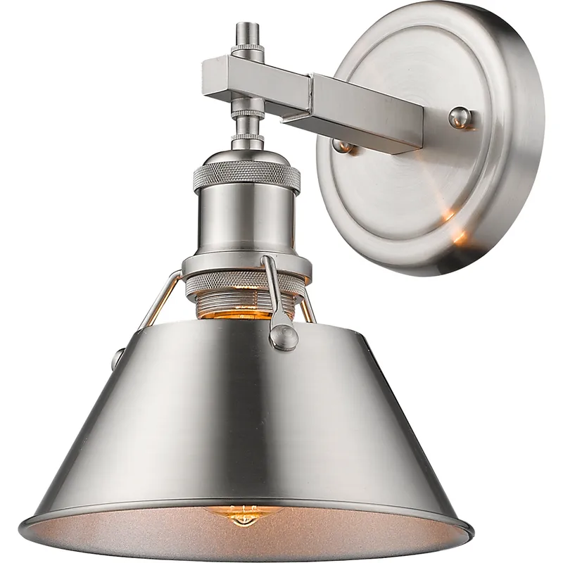 Yep Orwell Vanity Wall Light in Pewter