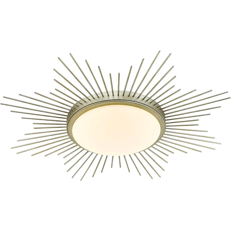 Kieran LED 24 inch White Gold Flush Mount Ceiling Light