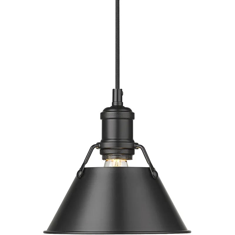 Yep Orwell 1 Light 7.5 inch Matte Black Pendant Ceiling Light, Small