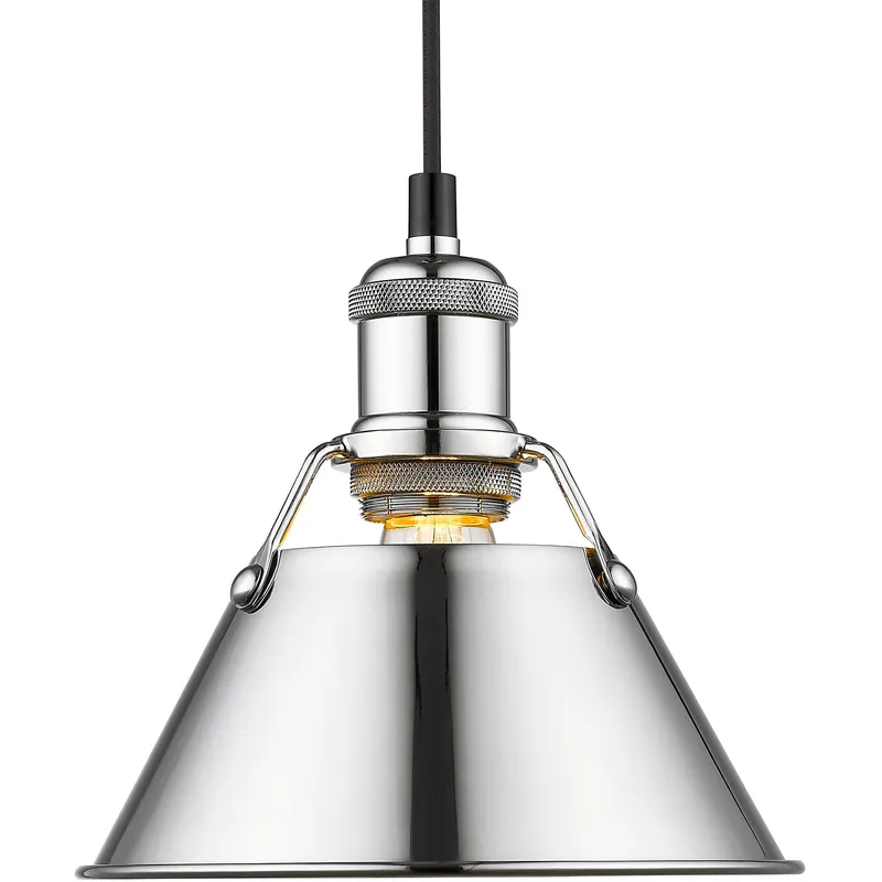Yep Orwell 1 Light 7.5 inch Chrome Pendant Ceiling Light, Small