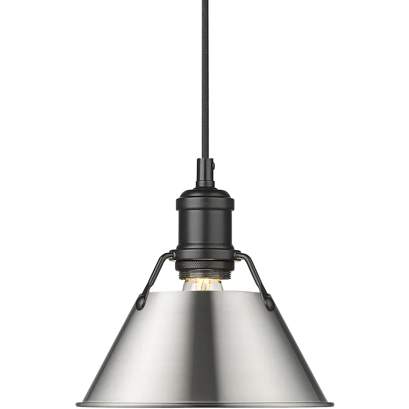 Yep Orwell 1 Light 7.5 inch Matte Black Pendant Ceiling Light in Pewter, Small
