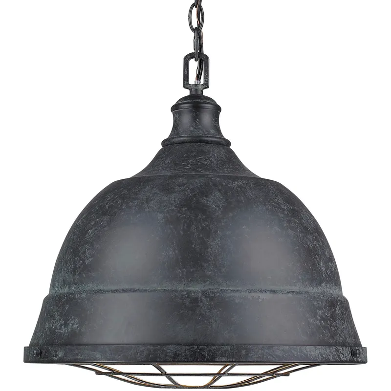 Bartlett 2 Light 16.5 inch Black Patina Pendant Ceiling Light, Large
