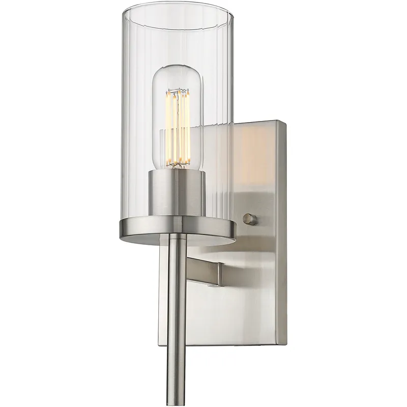 Winslett 1 Light 4.75 inch Pewter Wall Sconce Wall Light, Damp
