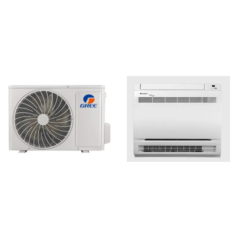 GREE Single-Zone VIR09HP230V1R-32AO+CON09HP230V1R-32AH - 9K BTU Heat Pump System - R-32