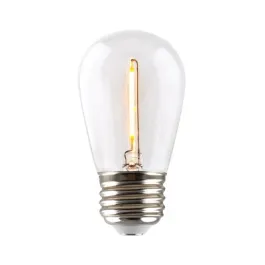 Green Creative Premium Series S14 LED Filament Lamp - 1W - 2700K - 55 Lumens - 120V