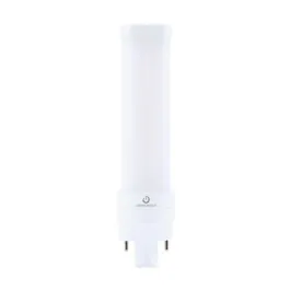 Green Creative 5.5W LED PL Lamp - 2-Pin GX23 Base - Horizontal Installation - Enclosed Fixture Rated - 3500K - 600 Lumens - 120-277V or Ballast Compatible