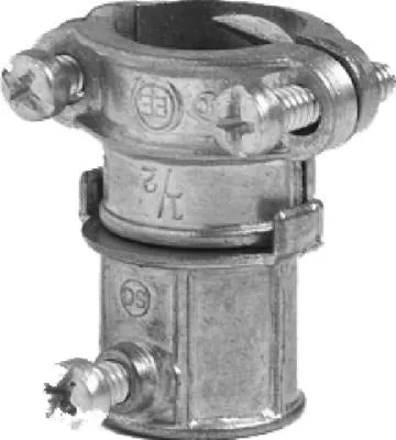Halex/scott Fetzer 91531 1/2 in Emt to Fmc Combo Coupling 15pk