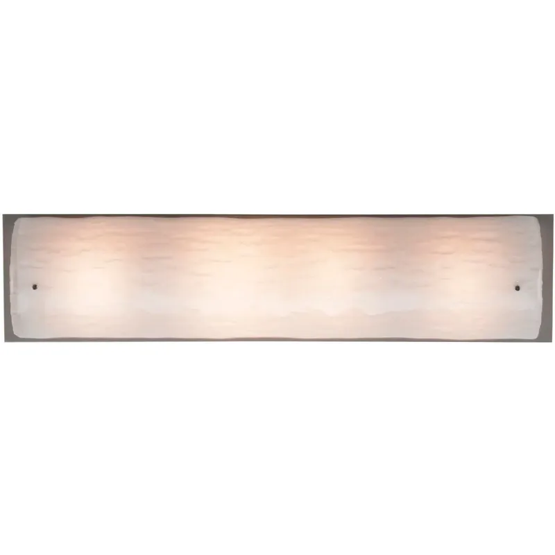 Textured Glass 4 Light 25.5 inch Burnished Bronze Vanity Light Wall Light
