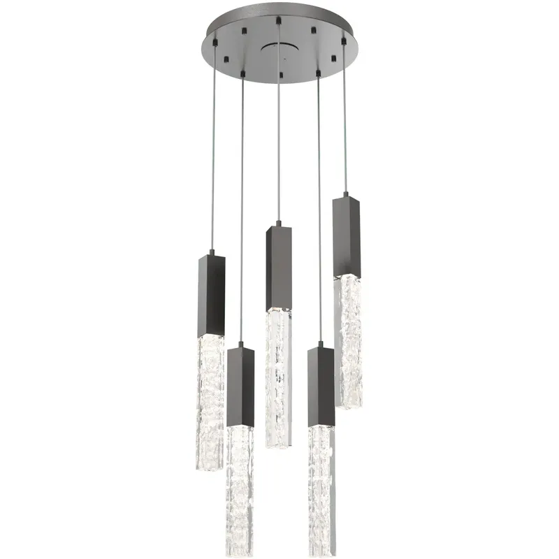 Axis LED 16.5 inch Graphite Multi-Pendant Ceiling Light