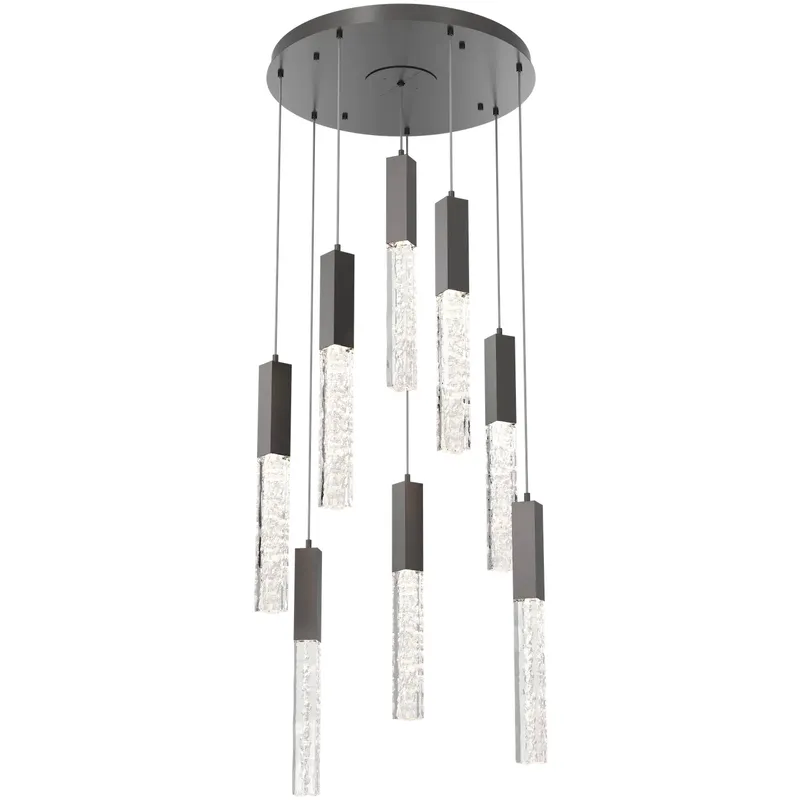 Axis LED 24 inch Graphite Multi-Pendant Ceiling Light