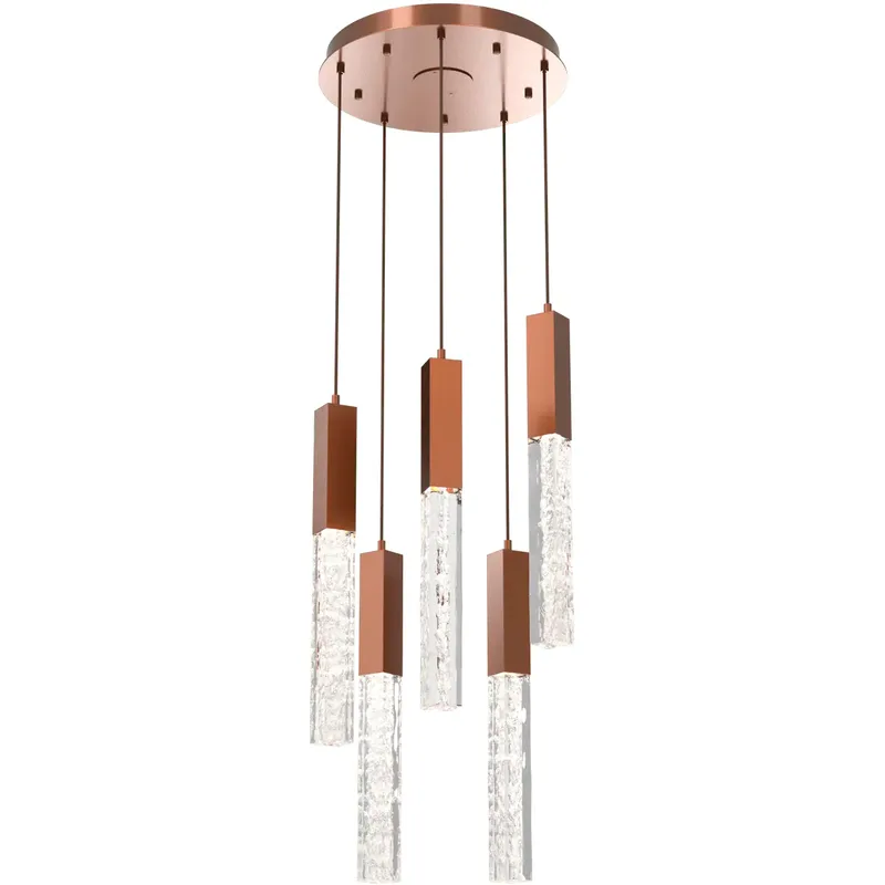 Axis LED 16.5 inch Burnished Bronze Multi-Pendant Ceiling Light