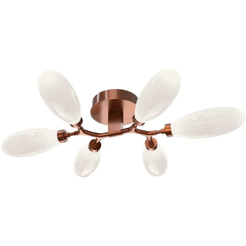 Fiori LED 35.9 inch Burnished Bronze Flush Mount Ceiling Light