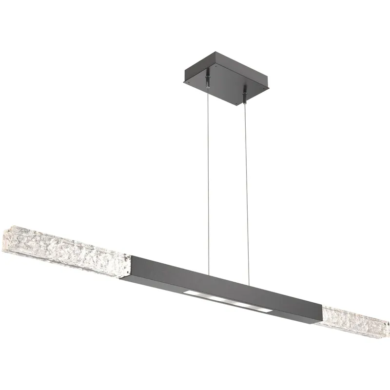 Axis LED 48.1 inch Graphite Linear Chandelier Ceiling Light, Moda