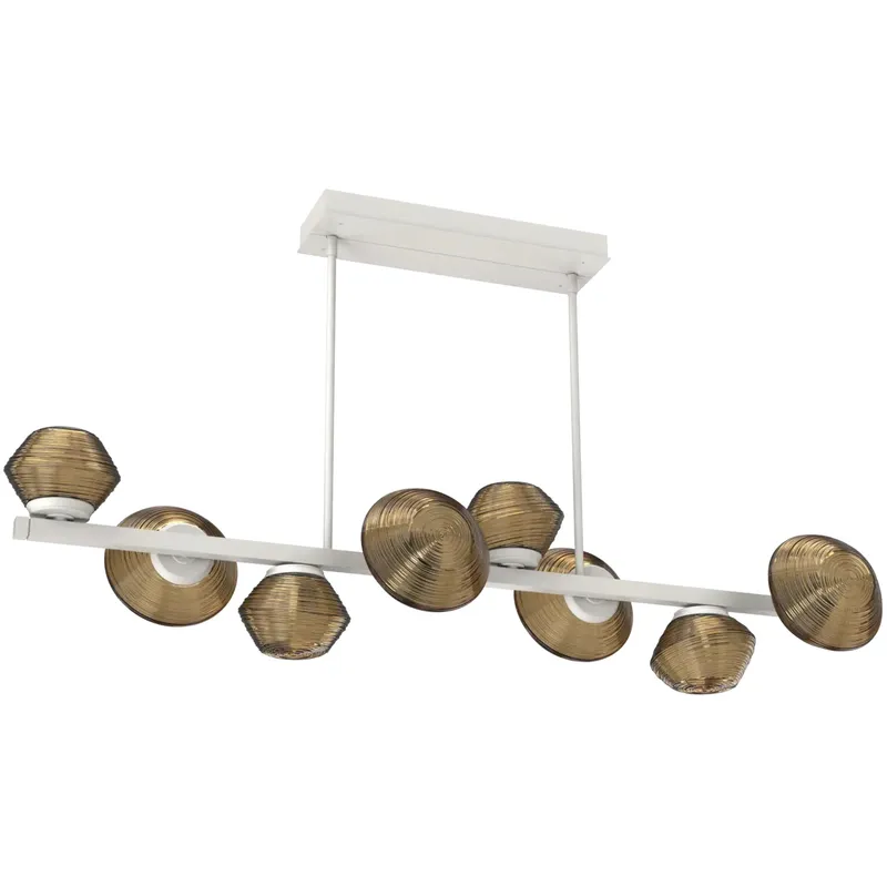 Mesa LED 51.7 inch Salt White Chandelier Ceiling Light, Twisted Branch
