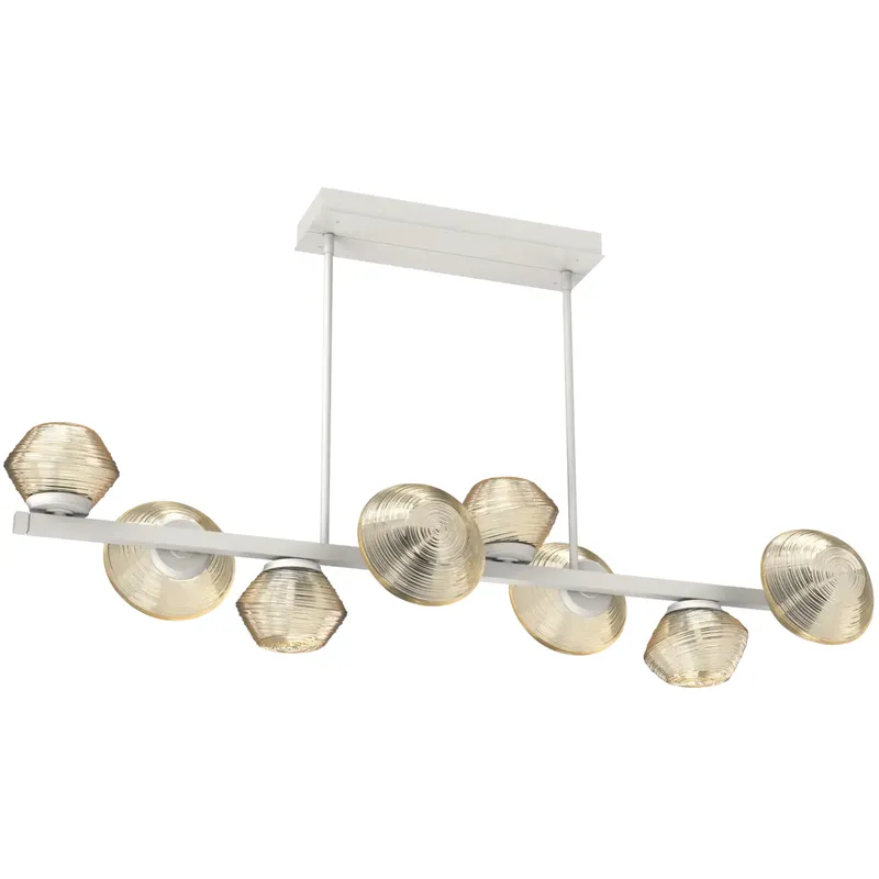 Mesa LED 51.7 inch Salt White Chandelier Ceiling Light, Twisted Branch
