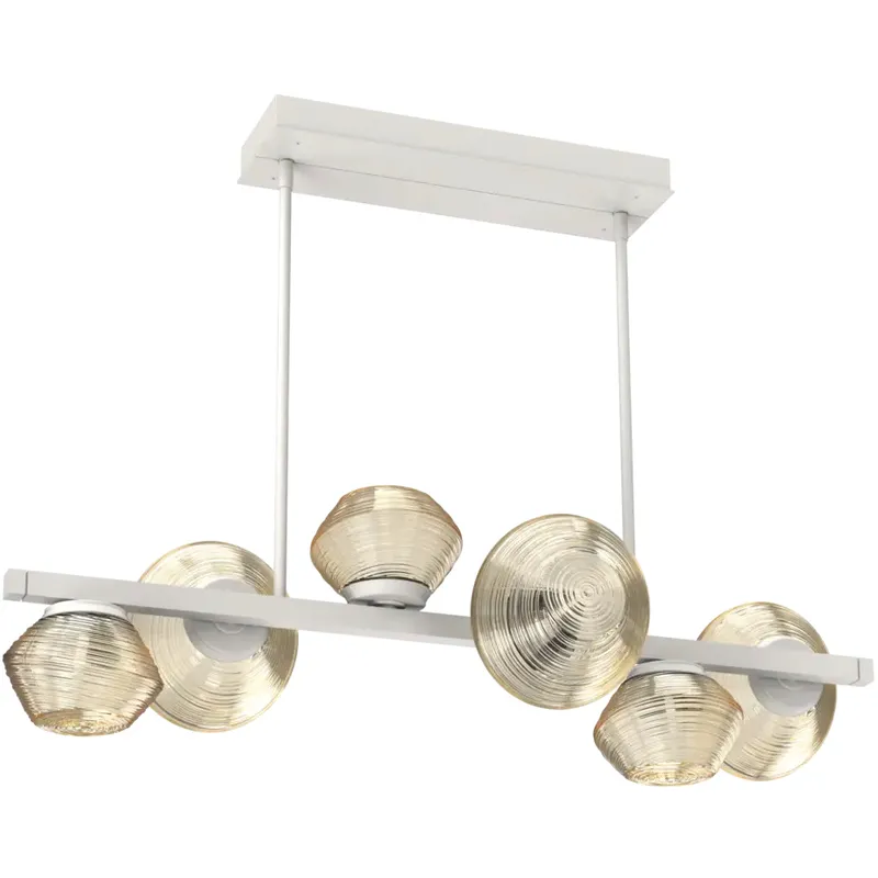 Mesa LED 38.5 inch Salt White Chandelier Ceiling Light, Twisted Branch