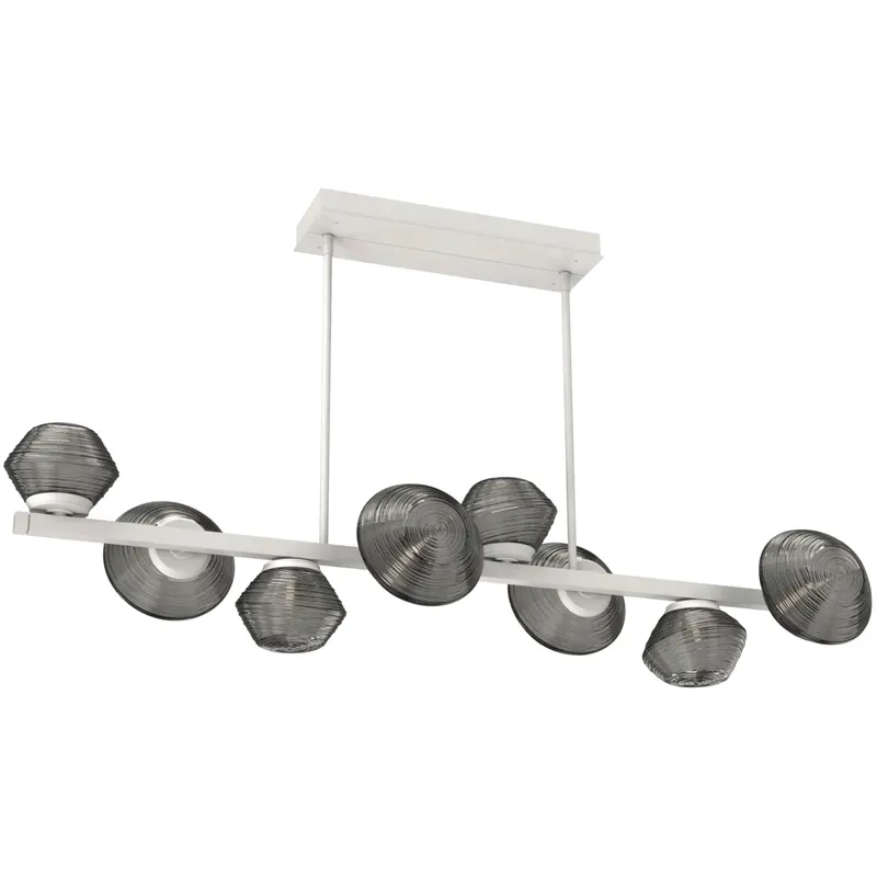 Mesa LED 51.7 inch Salt White Chandelier Ceiling Light, Twisted Branch