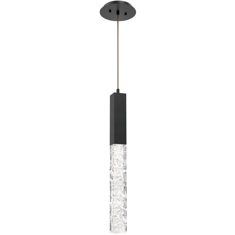 Axis LED 2 inch Matte Black Pendant Ceiling Light