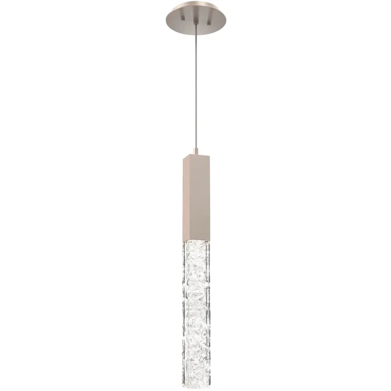 Axis LED 2 inch Metallic Beige Silver Pendant Ceiling Light
