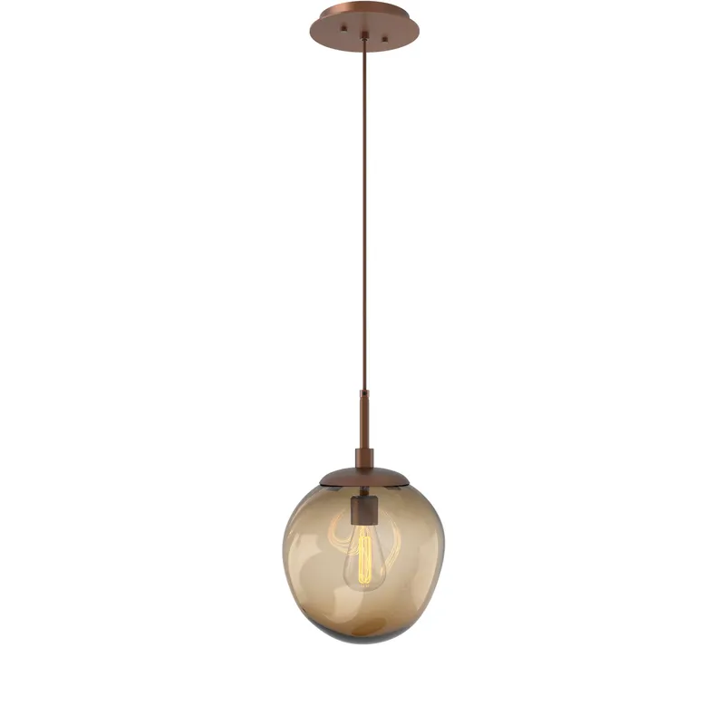 Aster Incandescent 1 Light 10 inch Burnished Bronze Pendant Ceiling Light in Bronze Aster