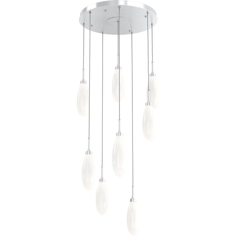Fiori LED Classic Silver Multi-Port Ceiling Light, Chandelier